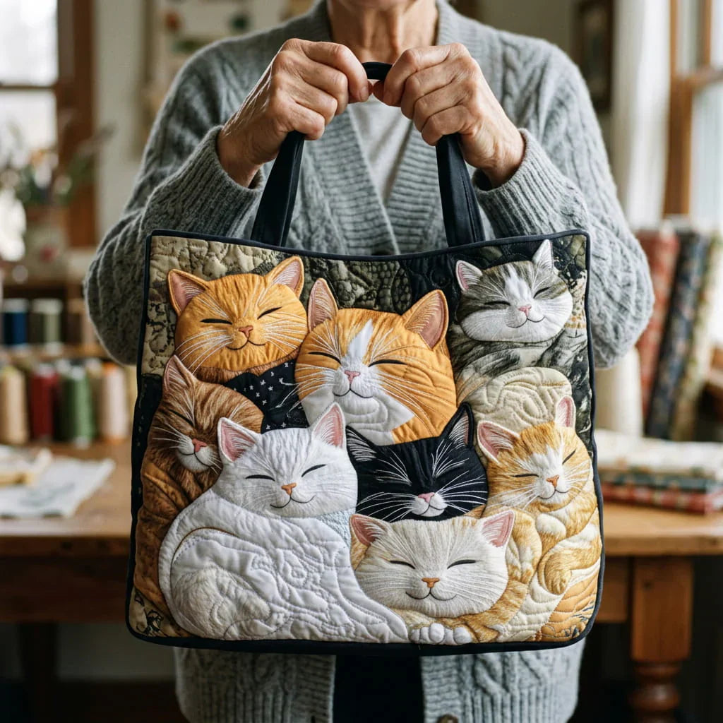 Artisan Tote - Sleeping Kittens
