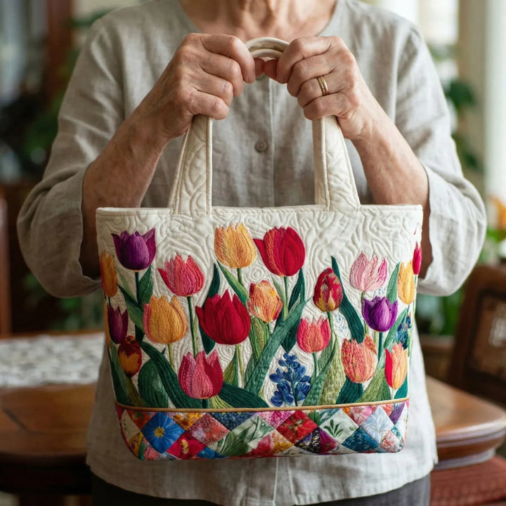 Artisan Tote - Tulip Garden