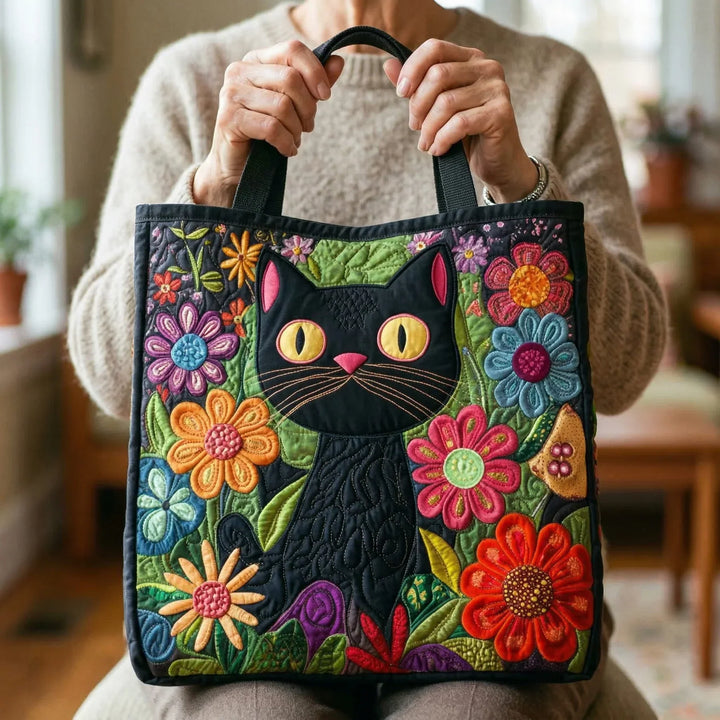 Artisan Tote - Enchanted Black Cat