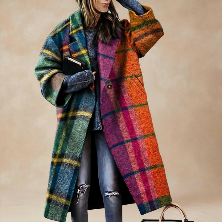 Camden Luxe™ | Oversized Check Wool Coat