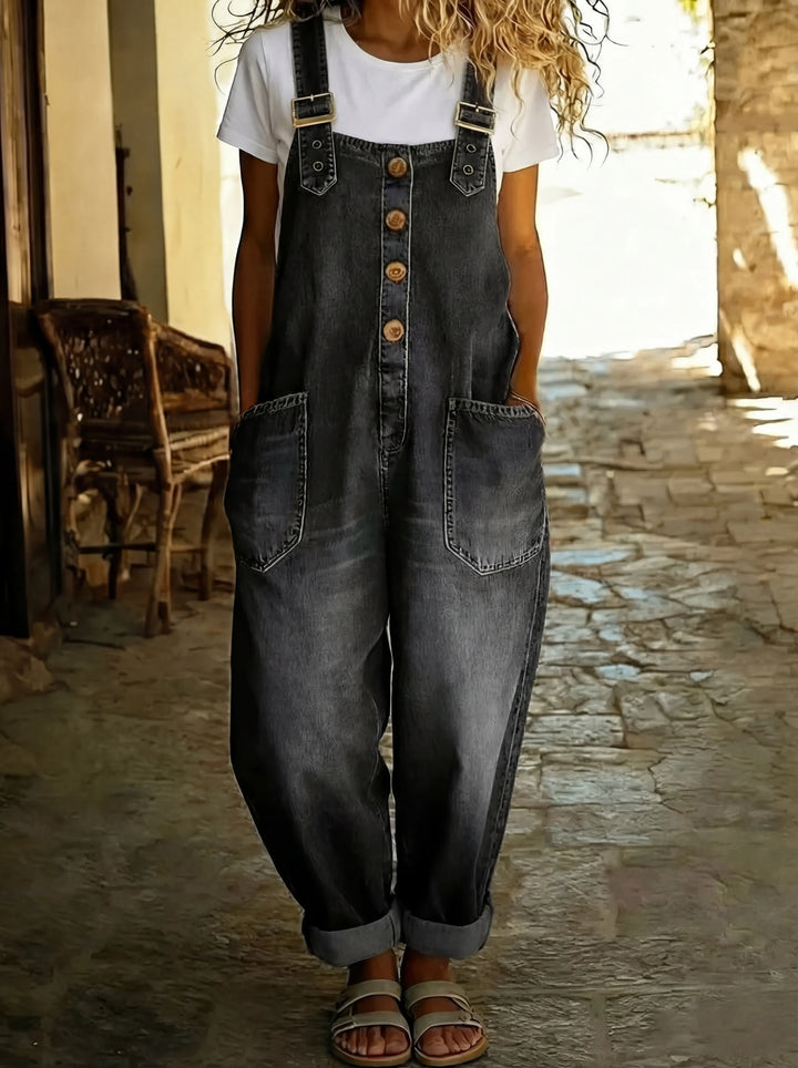 Rosalie Beaumont™ | Relaxed Denim Jumpsuit
