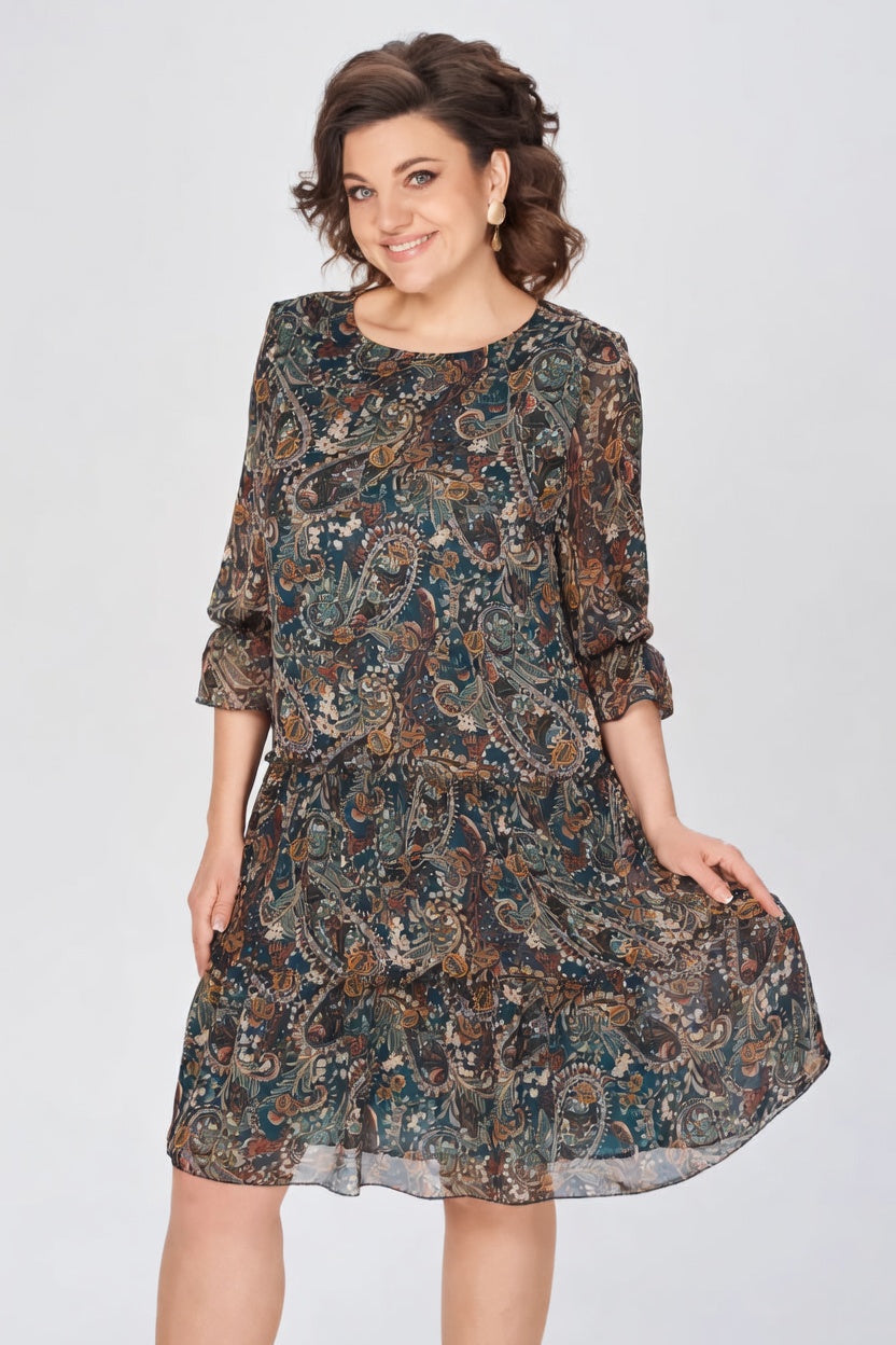 Eleanor Whitmore™ | Timeless Floral Dress