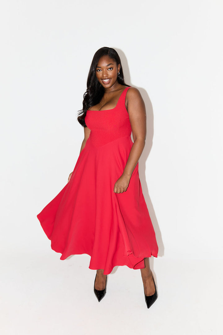 The Elise™ | Timeless Midi Dress