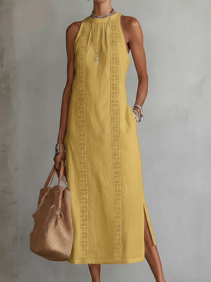 Amelia Whitmore™ | Natural Linen Dress