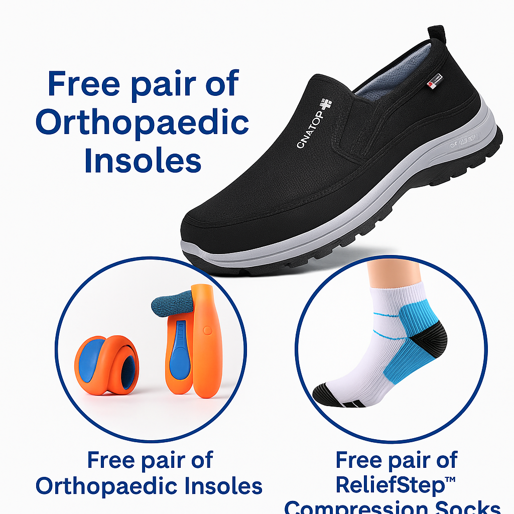 OrthoStride™ | Men’s Comfort Walking Shoes