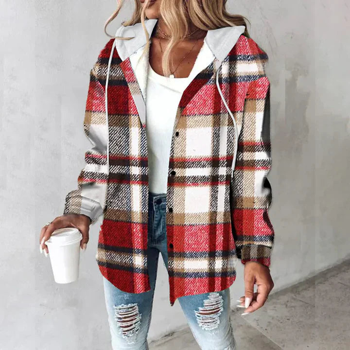 Clara™ | Cosy Check Jacket