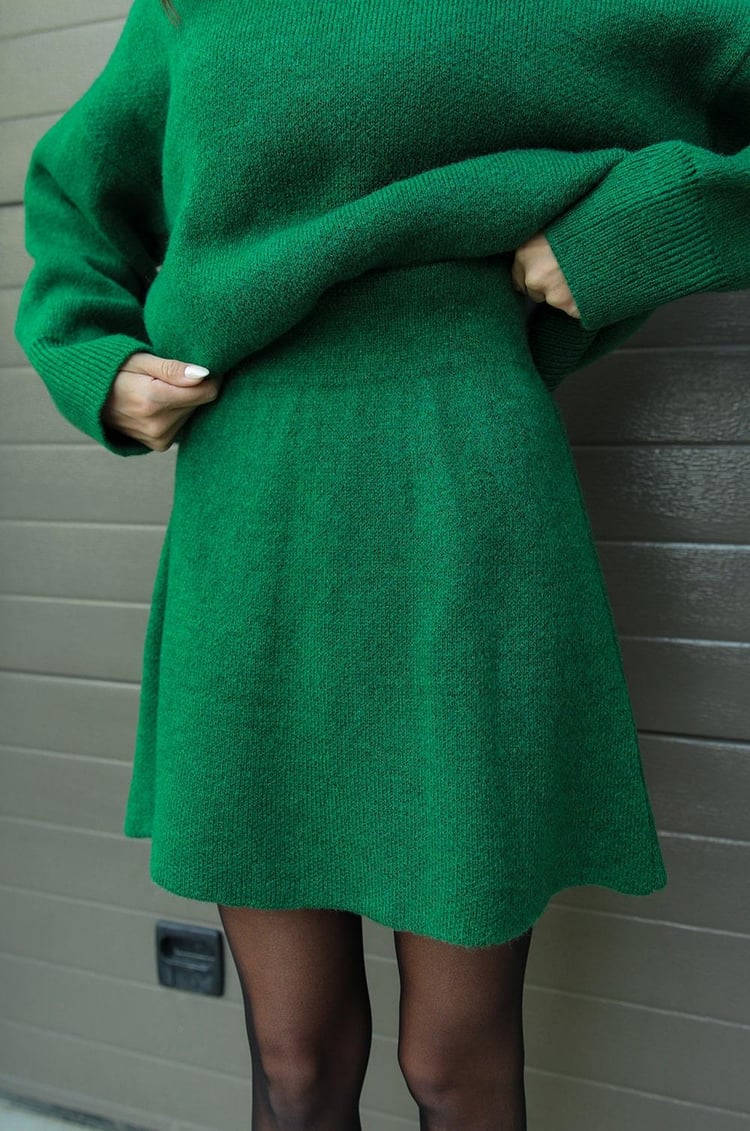 Mariela Luxe™ | Knitted Jumper & Skirt Set